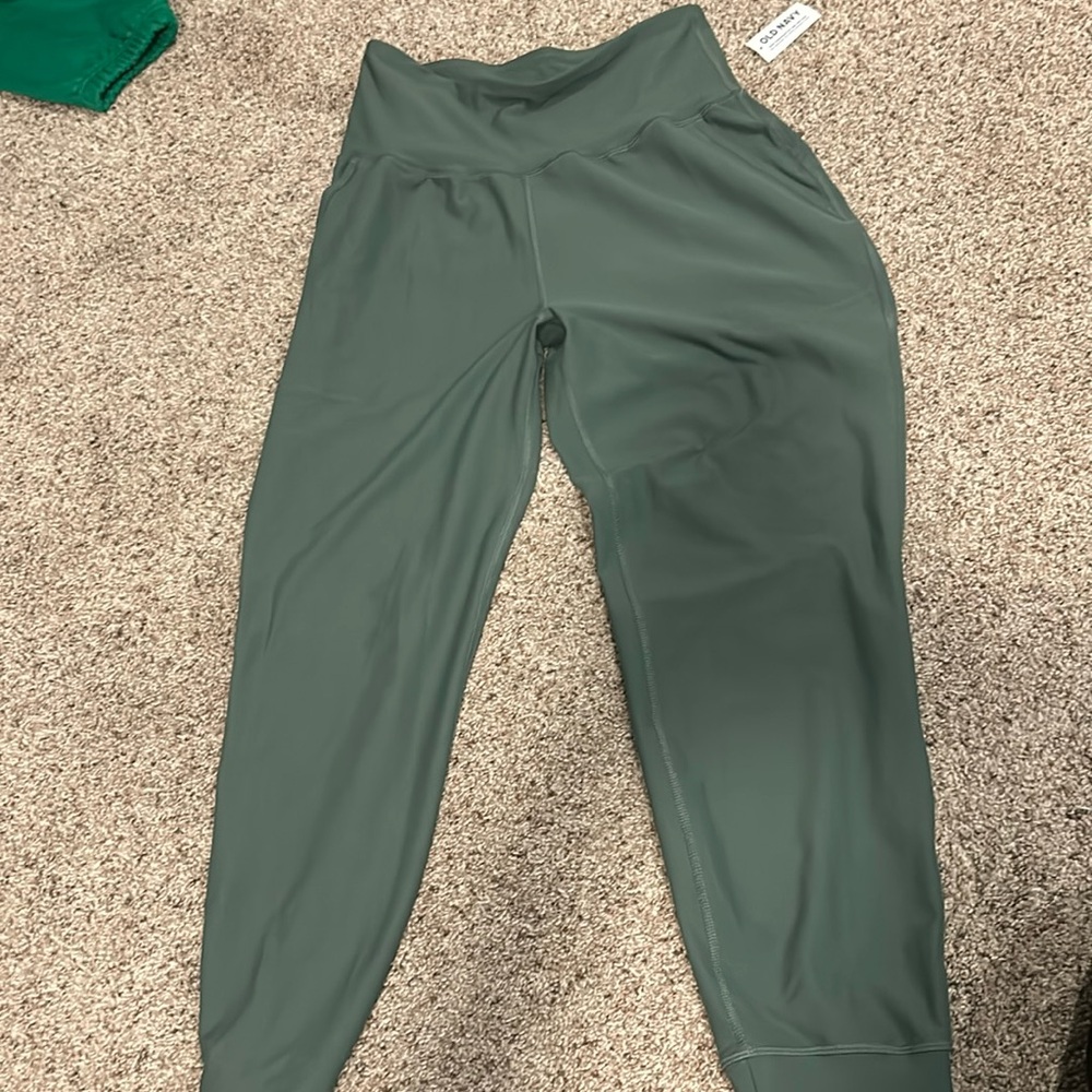 Army green joggers